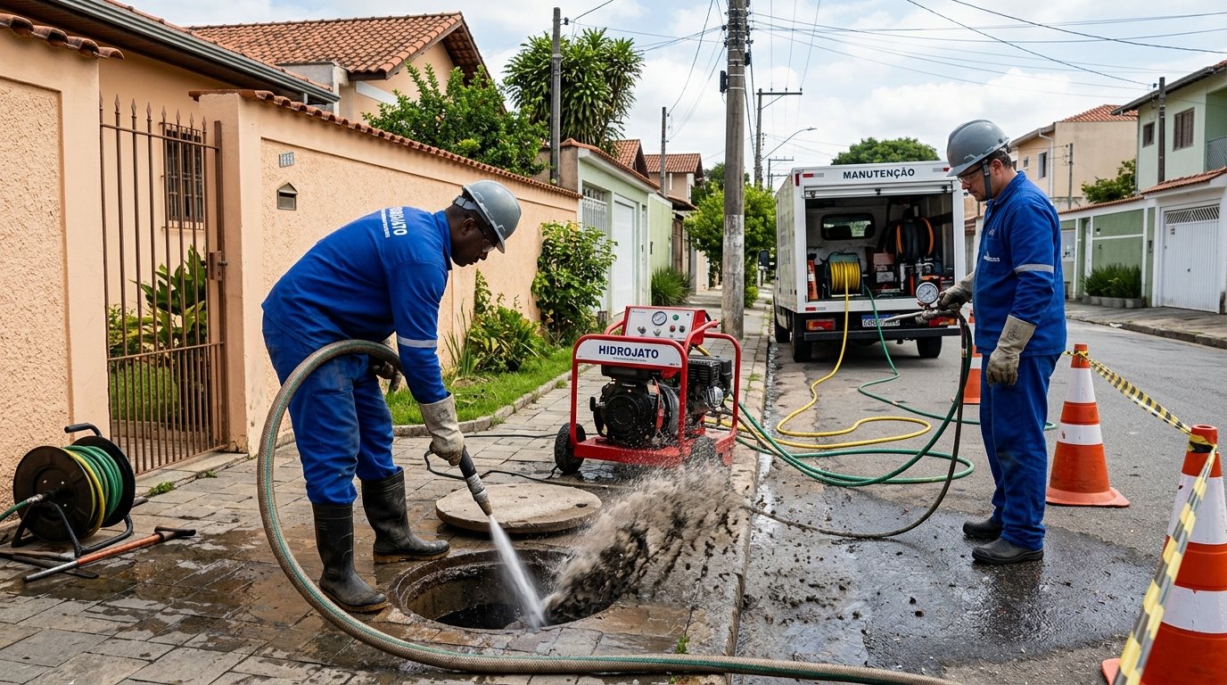 Hidrojateamento Residencial em João Pessoa‑PB