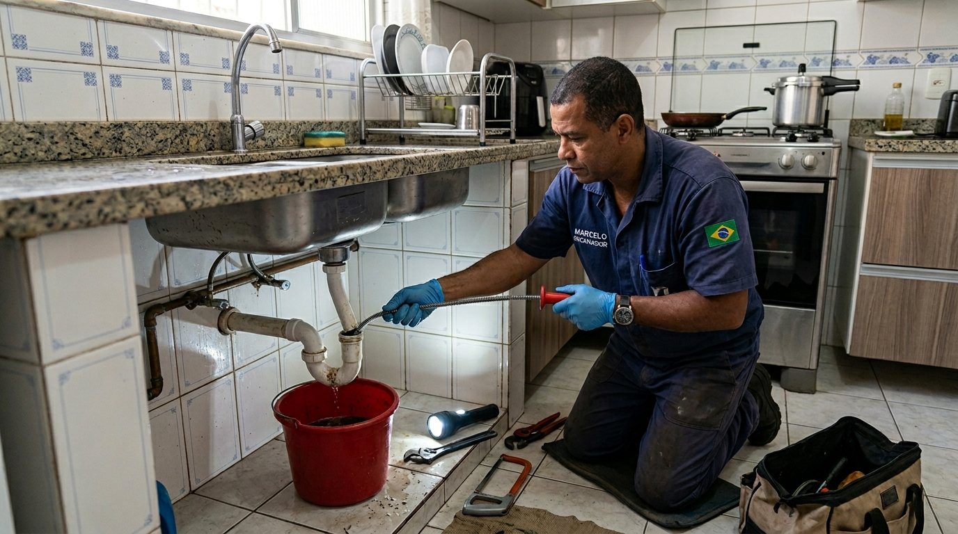 Ligação da Pia da Cozinha em João Pessoa‑PB