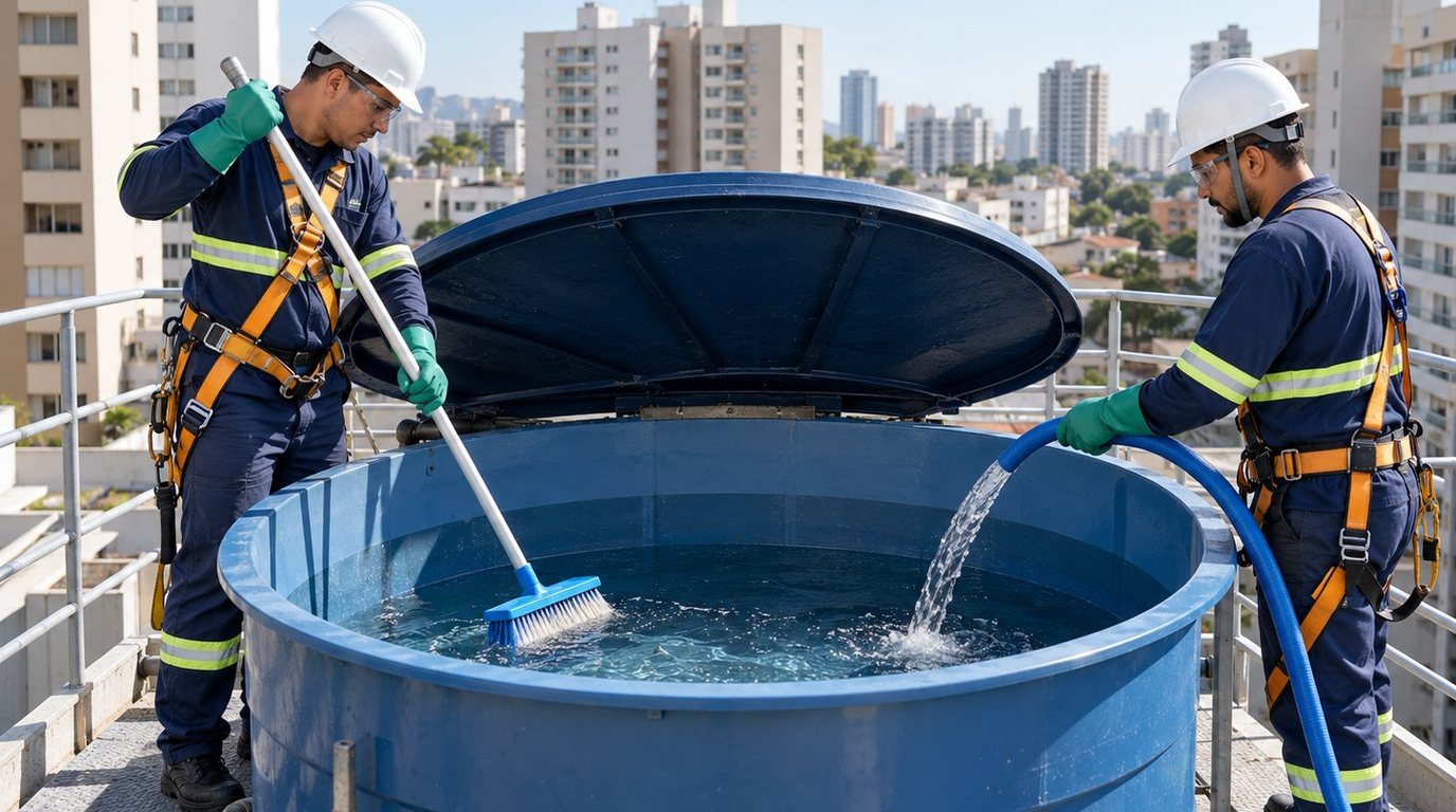 Reservatório de Condomínio em João Pessoa‑PB